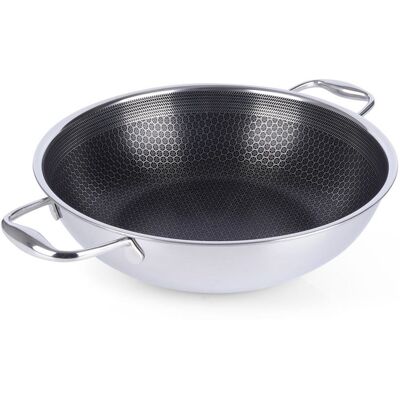 Artemis Patelnia Wok Orion Stalowy Nieprzywierający Cookcell Hybryd 28 cm Głęboka Artemis Patelnia Wok Orion Stalowy Nieprzywierający Cookcell Hybryd 28 cm Głęboka