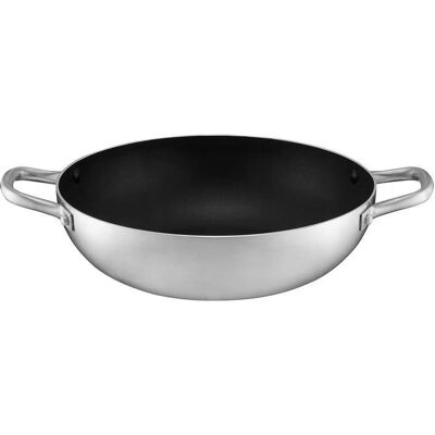 Patelnia wok z dwoma uchwytami Essential Dott 28 cm AMBITION Patelnia wok z dwoma uchwytami Essential Dott 28 cm AMBITION