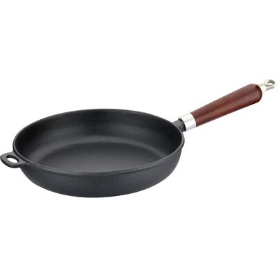 Patelnia żeliwna Kinghoff 30cm - Ciężka, Odporna na rdzę, Indukcyjna Patelnia żeliwna Kinghoff 30cm - Ciężka, Odporna na rdzę, Indukcyjna