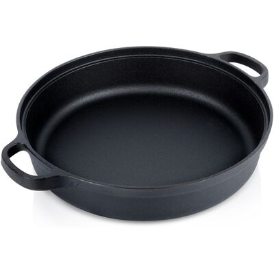 Artemis Patelnia Żeliwna Głęboka na Gaz Indukcję Grill Ognisko do Piekarnika 30 cm Artemis Patelnia Żeliwna Głęboka na Gaz Indukcję Grill Ognisko do Piekarnika 30 cm