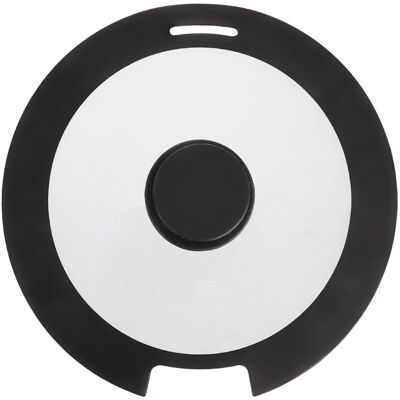 Artemis Pokrywka Szklana Silikonowa do Garnka Garnków Patelni Uniwersalna 28/29 cm Artemis Pokrywka Szklana Silikonowa do Garnka Garnków Patelni Uniwersalna 28/29 cm