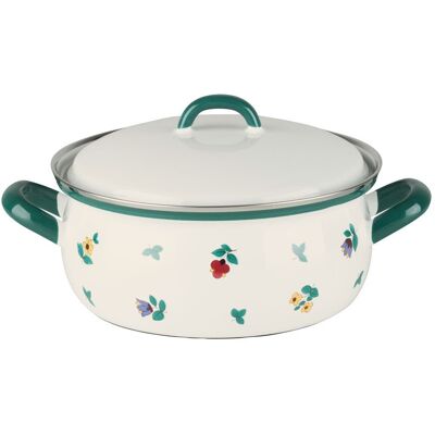 Riess - Garnek Niski 2l 20cm Gmundner Streublumen Riess - Garnek Niski 2l 20cm Gmundner Streublumen