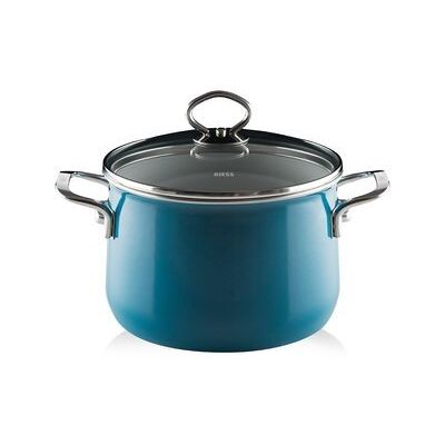 Riess - Garnek Wysoki Z Pokrywą 4 L Morski Riess - Garnek Wysoki Z Pokrywą 4 L Morski