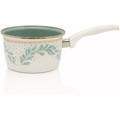 Rondel Emaliowany, 16 Cm 1.9l, Jasnokremowa, Kolekcja Green Line Metalac Rondel Emaliowany, 16 Cm 1.9l, Jasnokremowa, Kolekcja Green Line Metalac