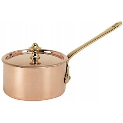 Rondel miedziany z pokrywką 9 cm de Buyer Rondel miedziany z pokrywką 9 cm de Buyer