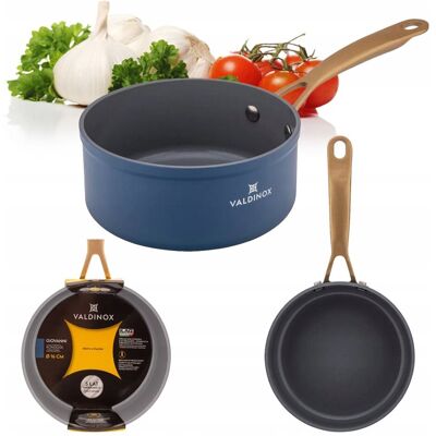 Altom Rondel ze złotą rączką Valdinox Giovanni 16 cm 1,2 l Altom Rondel ze złotą rączką Valdinox Giovanni 16 cm 1,2 l