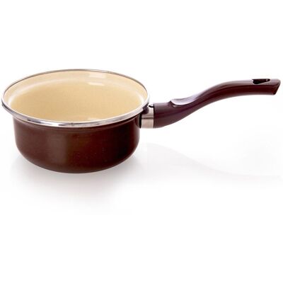 Artemis Rondelek Emaliowany Rondel Garnek z Długim Uchwytem Tradycyjny 14 cm 620 ml Artemis Rondelek Emaliowany Rondel Garnek z Długim Uchwytem Tradycyjny 14 cm 620 ml
