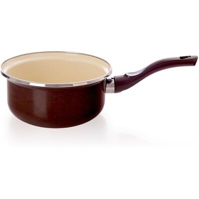 Artemis Rondelek Emaliowany Rondel Garnek z Długim Uchwytem Tradycyjny 16 cm 1L Artemis Rondelek Emaliowany Rondel Garnek z Długim Uchwytem Tradycyjny 16 cm 1L