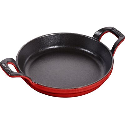 Staub, Okrągłe Mini Naczynie Do Pieczenia I Zapiekania 16 Cm, Czerwony Staub, Okrągłe Mini Naczynie Do Pieczenia I Zapiekania 16 Cm, Czerwony