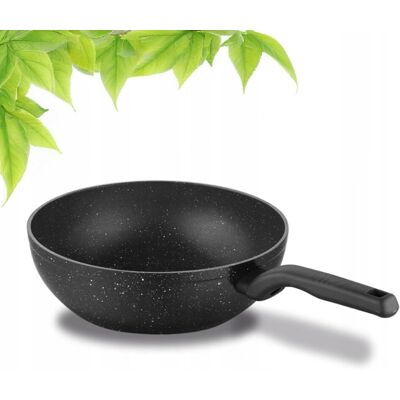 Wok Korkmaz 28cm Patelnia Ornella Non-Stick Uniwersalny Wok Korkmaz 28cm Patelnia Ornella Non-Stick Uniwersalny