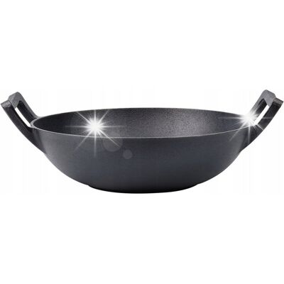 Artemis Wok Żeliwny Patelnia Głęboka Do Smażenia Duszenia Dań Azjatyckich 32 Cm Artemis Wok Żeliwny Patelnia Głęboka Do Smażenia Duszenia Dań Azjatyckich 32 Cm