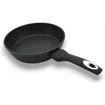 MASTERPAN Wysoka Patelnia Granitowa 28cm Plaster Miodu Indukcja Gaz 3,5l Wysoka 6,8cm MASTERPAN Wysoka Patelnia Granitowa 28cm Plaster Miodu Indukcja Gaz 3,5l Wysoka 6,8cm