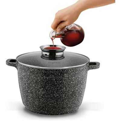 Tadar Wysoki Garnek Ceramiczny 6,5l Duży Garnek Indukcja Gaz Do Piekarnika Kingstone Konighoffer Tadar Wysoki Garnek Ceramiczny 6,5l Duży Garnek Indukcja Gaz Do Piekarnika Kingstone Konighoffer