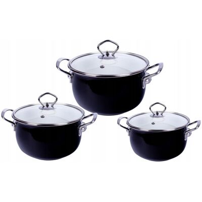 Zestaw Garnków Mg Home Rustico 6 El. Indukcja Zestaw Garnków Mg Home Rustico 6 El. Indukcja