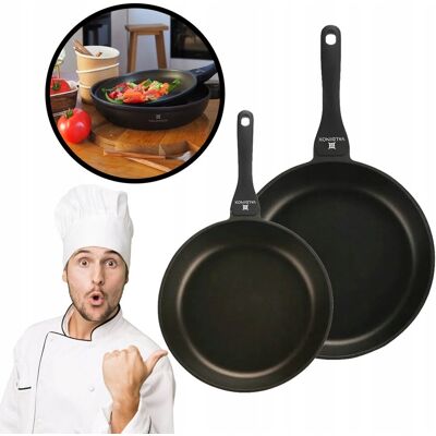 Altom Zestaw patelni powłoka non-stick Valdinox Expert 24/28 cm Altom Zestaw patelni powłoka non-stick Valdinox Expert 24/28 cm