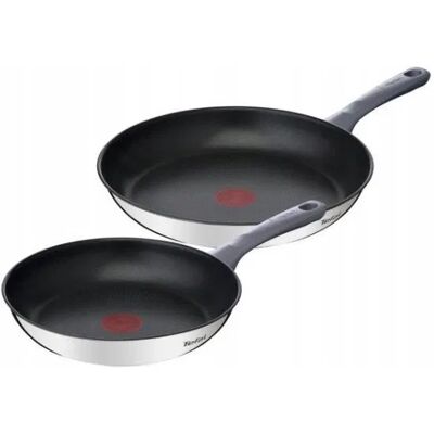 Zestaw naczyń Tefal G7132S55 - Nieprzywierające, Stal nierdzewna, 28cm Zestaw naczyń Tefal G7132S55 - Nieprzywierające, Stal nierdzewna, 28cm