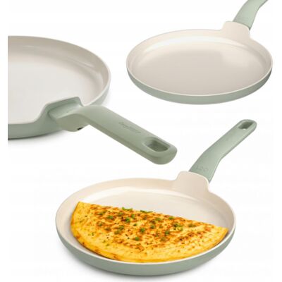 Berghoff, Patelnia Do Omletów Balance Eco, Zielona, 25 Cm Berghoff, Patelnia Do Omletów Balance Eco, Zielona, 25 Cm