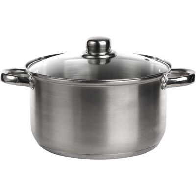 Duży Garnek Ze Stali Nierdzewnej Indukcja Gaz Altom Design Fabio 4,7 L 22cm Duży Garnek Ze Stali Nierdzewnej Indukcja Gaz Altom Design Fabio 4,7 L 22cm
