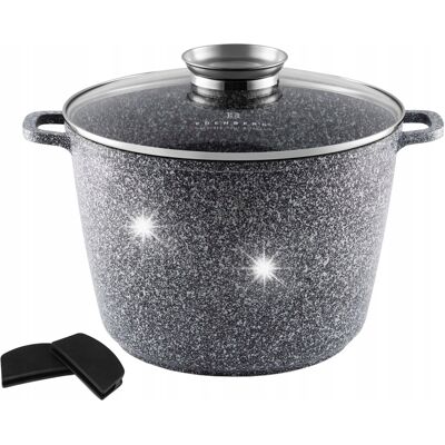 Edenberg Garnek 14 L Powłoka Marmurkowa 32cm Indukcja Gaz Edenberg Garnek 14 L Powłoka Marmurkowa 32cm Indukcja Gaz