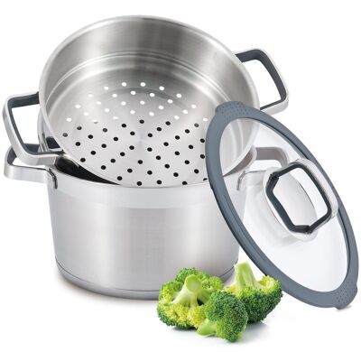 Garnek Do Gotowania Na Parze Eskil 5200 Ml Srebrny Stal Nierdzewna Duka Garnek Do Gotowania Na Parze Eskil 5200 Ml Srebrny Stal Nierdzewna Duka