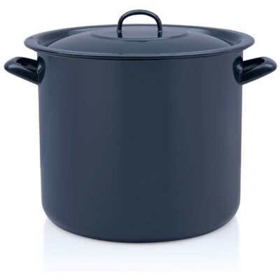 Garnek Emaliowany Wysoki Z Pokrywką 30 Cm 18 L Metalac Garnek Emaliowany Wysoki Z Pokrywką 30 Cm 18 L Metalac