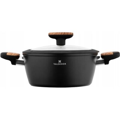 Garnek Indukcja Gaz Nieprzywierający Z Pokrywką Valdinox Spartan 20cm 2,2 L Garnek Indukcja Gaz Nieprzywierający Z Pokrywką Valdinox Spartan 20cm 2,2 L