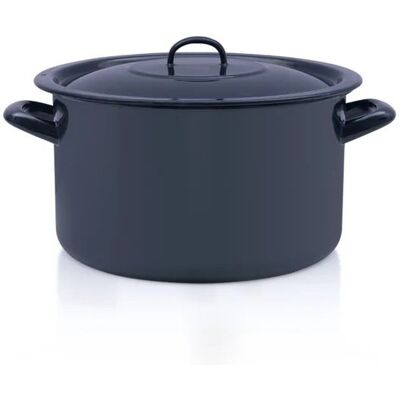 Garnek Klasyczny Emaliowany Z Pokrywką 34 Cm 23,5 L Metalac Garnek Klasyczny Emaliowany Z Pokrywką 34 Cm 23,5 L Metalac