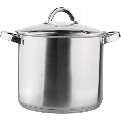 Garnek Na Indukcję Stal Nierdzewna Duży Z Pokrywką Altom Design Fabio 8,5 L Garnek Na Indukcję Stal Nierdzewna Duży Z Pokrywką Altom Design Fabio 8,5 L