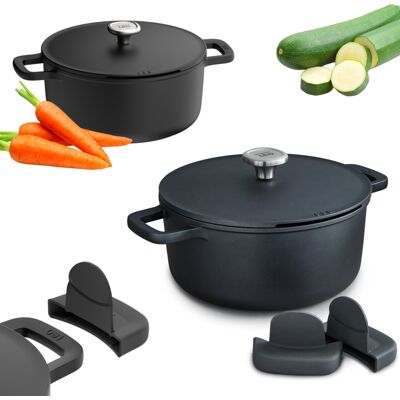 Garnek non-stick z pokrywą Phantom 28 cm BergHOFF Garnek non-stick z pokrywą Phantom 28 cm BergHOFF
