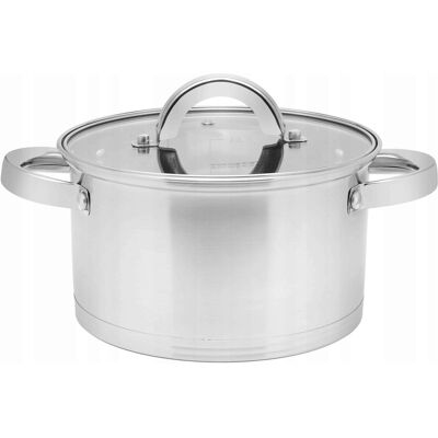 Garnek Pokrywka Indukcja Stalowy Nierdzewny Konighoffer Petra 3,6 L 20cm Garnek Pokrywka Indukcja Stalowy Nierdzewny Konighoffer Petra 3,6 L 20cm