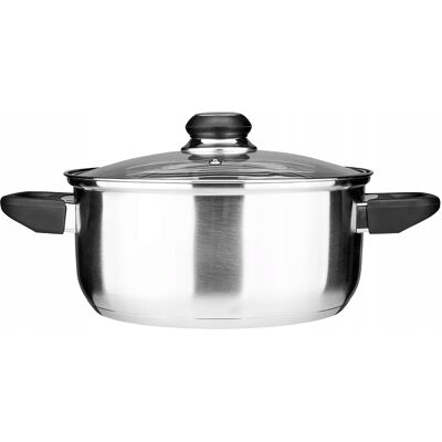 Garnek Stalowy Głęboki Pokrywa Indukcja Gaz Altom Design Emilio 2,5 L Garnek Stalowy Głęboki Pokrywa Indukcja Gaz Altom Design Emilio 2,5 L