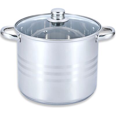 Edenberg Garnek Wysoki Ze Stali Nierdzewnej Rondel Garnek Rosołowy Wysoki 24cm 8.6l Edenberg Garnek Wysoki Ze Stali Nierdzewnej Rondel Garnek Rosołowy Wysoki 24cm 8.6l
