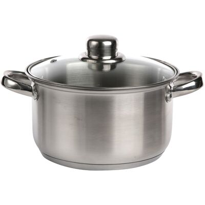 Garnek Z Pokrywką Garnuszek Stalowy Indukcja Altom Design Fabio 2,6 L 18cm Garnek Z Pokrywką Garnuszek Stalowy Indukcja Altom Design Fabio 2,6 L 18cm