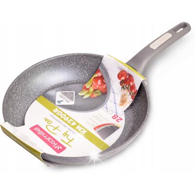 Patelnia 28cm Z Powłoką Granitową Indukcja Kamille Patelnia 28cm Z Powłoką Granitową Indukcja Kamille