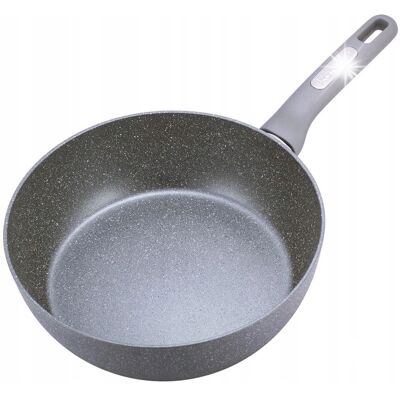 Patelnia Głęboka Wok Granitowa 28cm Indukcja Kamille Patelnia Głęboka Wok Granitowa 28cm Indukcja Kamille