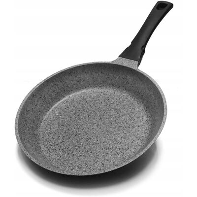 TIROSS Patelnia Granitowa Aluminiowa Pełna Indukcja Gaz Indukcja Zmywarka 28cm TIROSS Patelnia Granitowa Aluminiowa Pełna Indukcja Gaz Indukcja Zmywarka 28cm