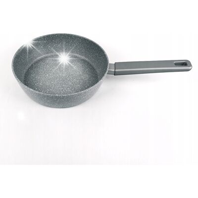 Patelnia Granitowa Na Indukcję Gaz 24cm Szara Maestro Mr-1201-24 Patelnia Granitowa Na Indukcję Gaz 24cm Szara Maestro Mr-1201-24