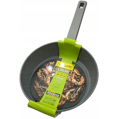 Patelnia Granitowa Na Indukcję Gaz 28cm Szara Maestro Mr-1201-28 Patelnia Granitowa Na Indukcję Gaz 28cm Szara Maestro Mr-1201-28
