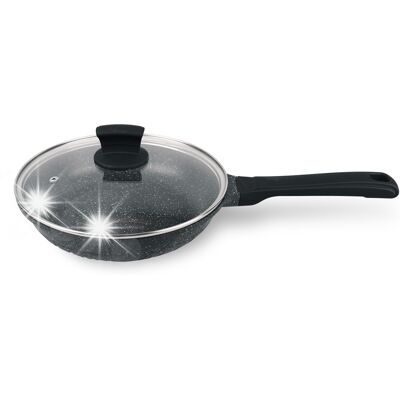 Patelnia Granitowa Z Pokrywką Indukcja Gaz 28cm Maestro Mr-1225-28 Patelnia Granitowa Z Pokrywką Indukcja Gaz 28cm Maestro Mr-1225-28