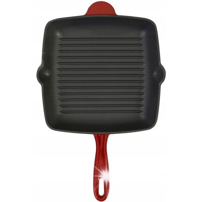 MG Home Patelnia Grillowa Mg Magda Gessler Żeliwna Emaliowana 26 Cm Gaz Indukcja MG Home Patelnia Grillowa Mg Magda Gessler Żeliwna Emaliowana 26 Cm Gaz Indukcja