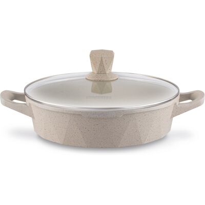 Patelnia Indukcja Głęboka Krótkie Uchwyty Duża Konighoffer Corte 28cm Patelnia Indukcja Głęboka Krótkie Uchwyty Duża Konighoffer Corte 28cm