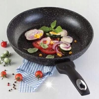 Patelnia Marmurowa 26cm Na Gaz Indukcja Nieprzywierająca Tiross Patelnia Marmurowa 26cm Na Gaz Indukcja Nieprzywierająca Tiross