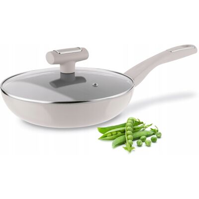 Patelnia Na Indukcję Non-Stick Z Pokrywką Konighoffer Tierra Beige 24 Cm Patelnia Na Indukcję Non-Stick Z Pokrywką Konighoffer Tierra Beige 24 Cm