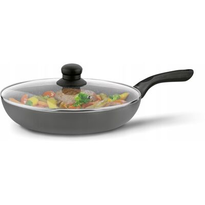 Patelnia Na Indukcję Z Pokrywką Tadar Amarantina Grey 28 Cm Patelnia Na Indukcję Z Pokrywką Tadar Amarantina Grey 28 Cm