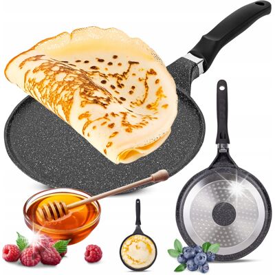 Kamille Patelnia Naleśnikowa 24cm Non-Stick Nieprzywierająca Do Naleśników Kamille Patelnia Naleśnikowa 24cm Non-Stick Nieprzywierająca Do Naleśników