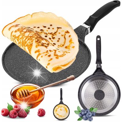 Kamille Patelnia Naleśnikowa 28cm Non-Stick Nieprzywierająca Do Naleśników Kamille Patelnia Naleśnikowa 28cm Non-Stick Nieprzywierająca Do Naleśników