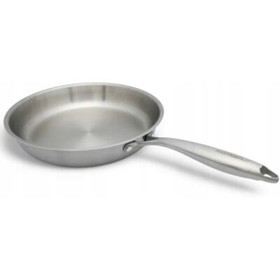 MASTERPAN Patelnia Stalowa Indukcja Gaz 22 Cm Do Smażenia Tradycyjna Stal Non-Stick MASTERPAN Patelnia Stalowa Indukcja Gaz 22 Cm Do Smażenia Tradycyjna Stal Non-Stick