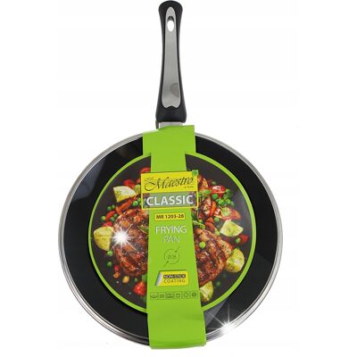 Patelnia Z Pokrywką Nieprzywierająca Gaz Indukcja 22cm Maestro Mr-1203-22 Patelnia Z Pokrywką Nieprzywierająca Gaz Indukcja 22cm Maestro Mr-1203-22
