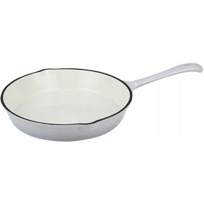 Patelnia Żeliwna Emaliowana 26 Cm Szara Kinghoff Indukcja Gaz Patelnia Żeliwna Emaliowana 26 Cm Szara Kinghoff Indukcja Gaz