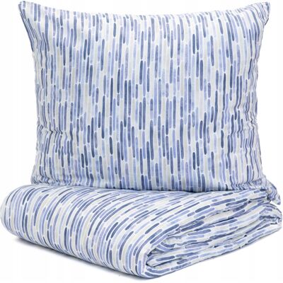 Pościel Homla Janis Essentials Bawełniana Biała Wzór 220x200 Pościel Homla Janis Essentials Bawełniana Biała Wzór 220x200